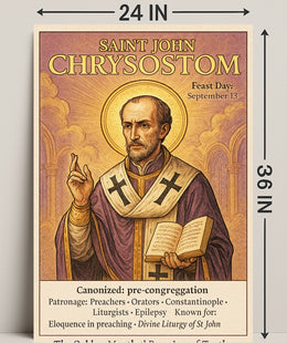 Saint John Chrysostom Poster PosterGoat
