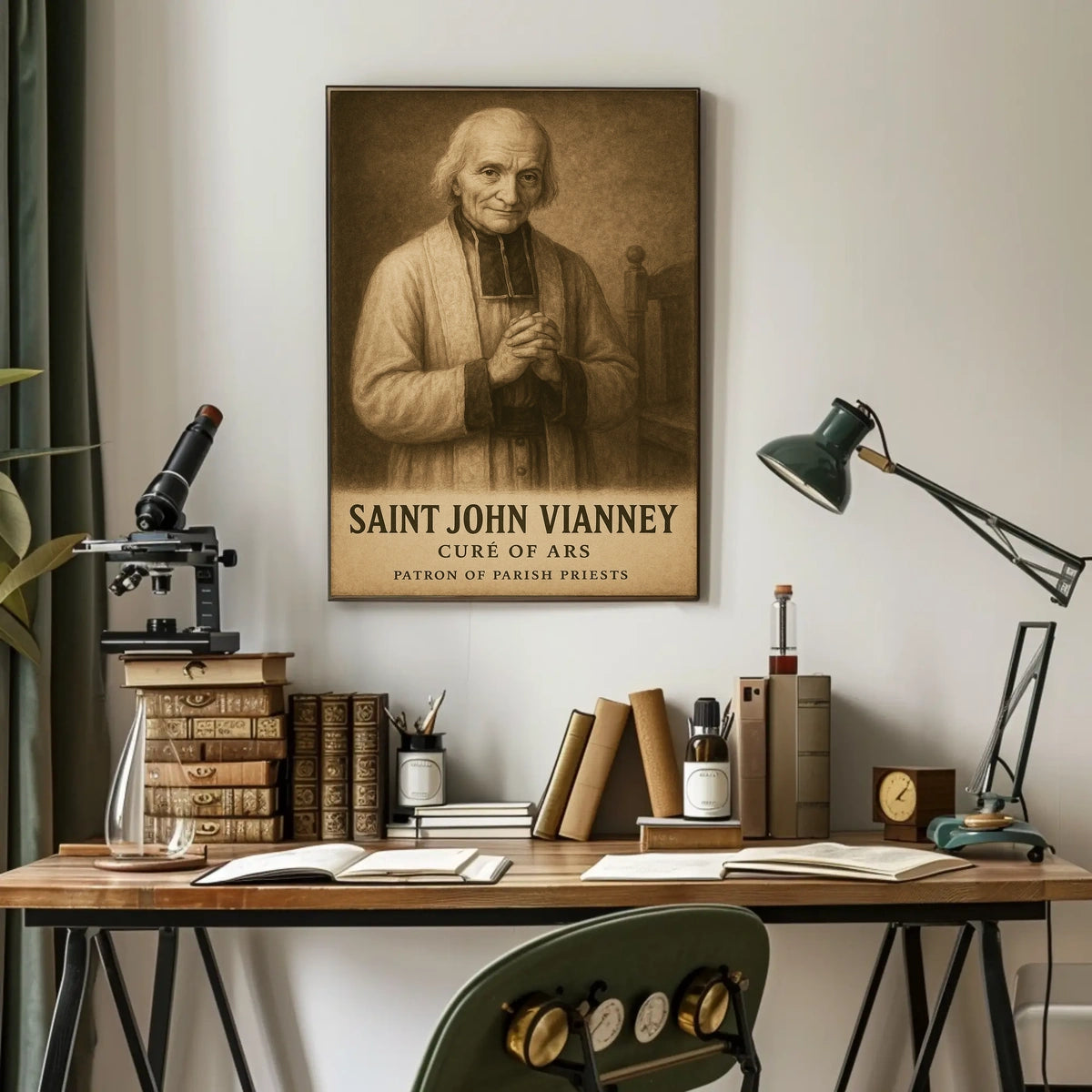 Saint John Vianney Curé Of Ars Poster