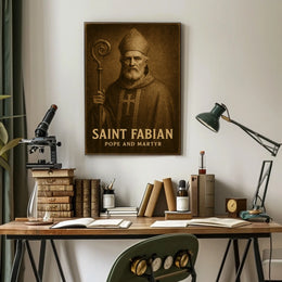 Saint Fabian Pope And Martyr Poster