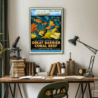 Marine Wonders of the Great Barrier Reef Poster PosterGoat