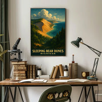 Sleeping Bear Dunes Michigan Poster