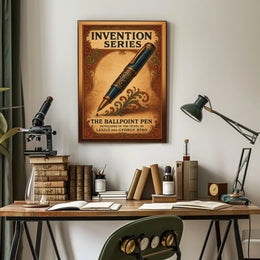 The Ballpoint Pen Invention Series Poster