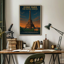 Iconic Paris The Eiffel Tower Poster