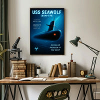USS Seawolf Nuclear Pioneer Poster PosterGoat