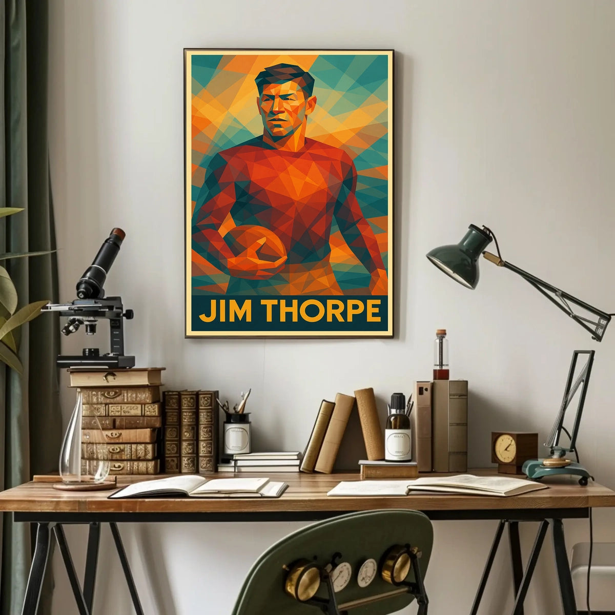 Jim Thorpe Tribute Poster