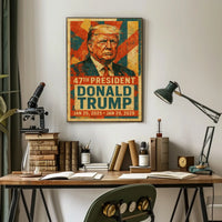 Trump Strength Patriotic Vintage Ads Poster