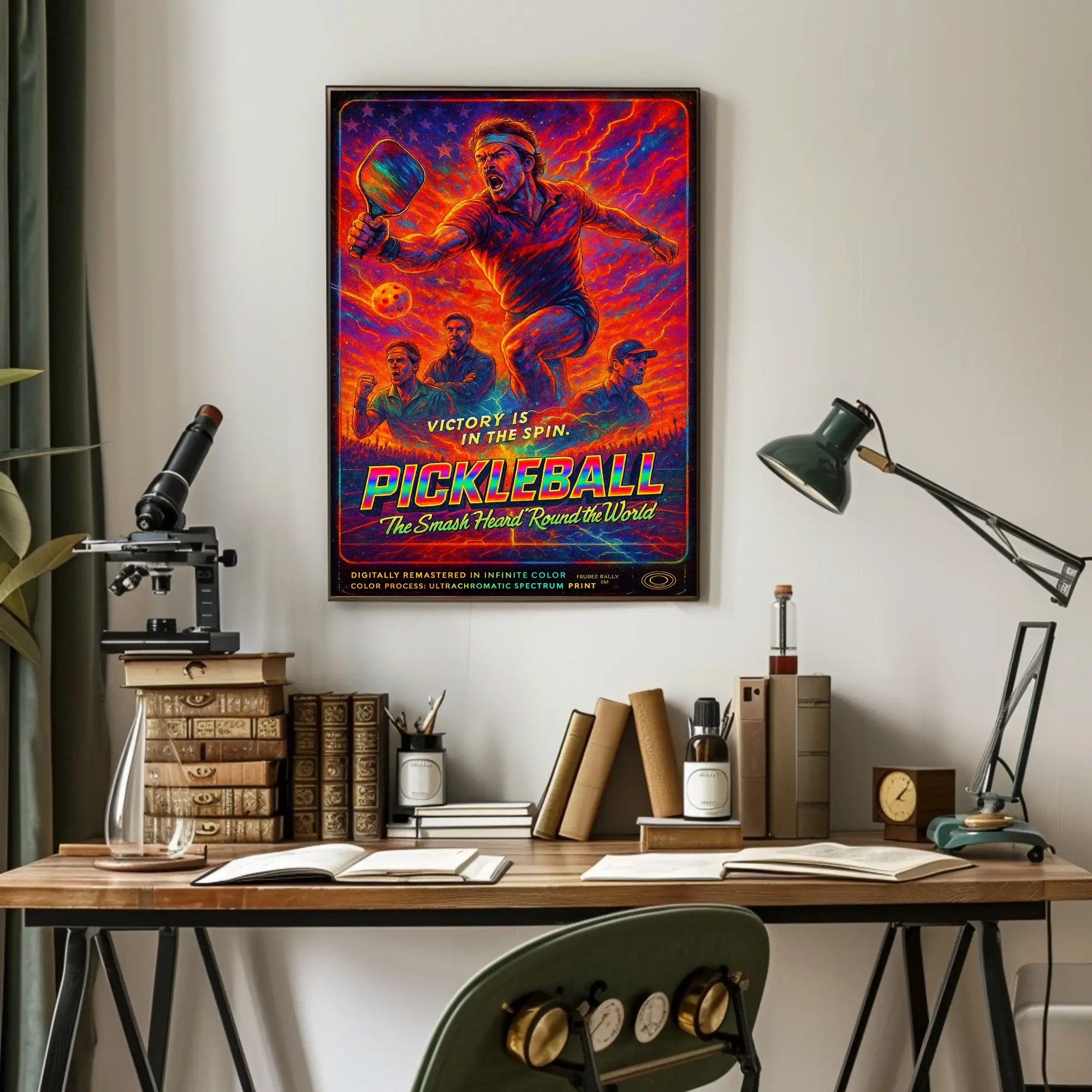 Pickleball – The Smash Heard 'Round the World Poster PosterGoat