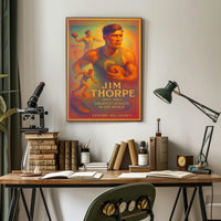 Celebrating a Legend The Greatest Athlete Jim Thorpe Poster