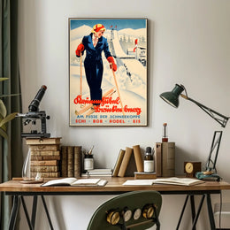 Winter Sports At The Foot Of The Poster