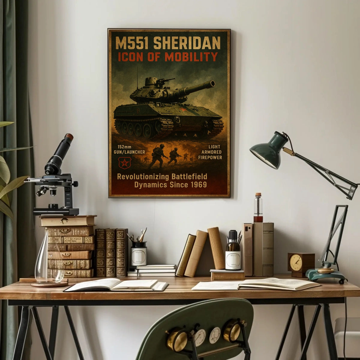 M551 Sheridan Icon Of Mobility Poster