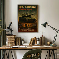 M551 Sheridan Icon Of Mobility Poster