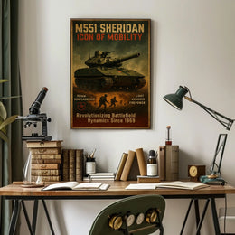 M551 Sheridan Icon Of Mobility Poster