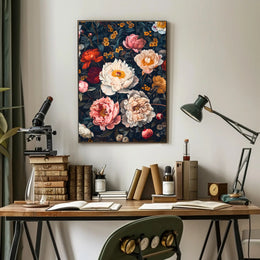 Floral Symphony: Botanical Elegance in Art Poster