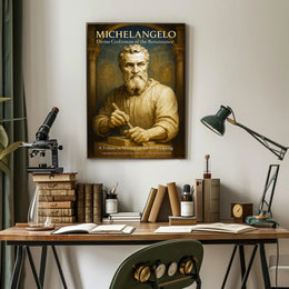 Michelangelo Divine Craftsman of the Renaissance Poster PosterGoat