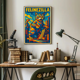 Felinezilla Poster