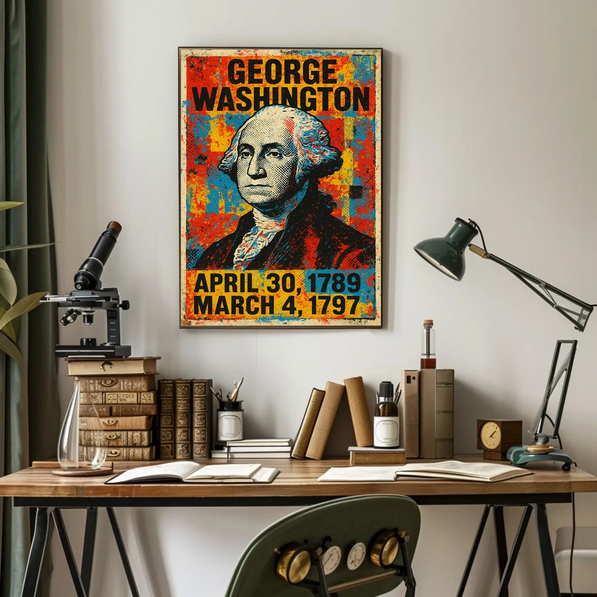 George Washington First President Poster