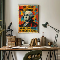 George Washington First President Poster