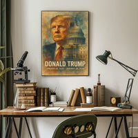 Trump Guardians Republic Patriotic Oil Painting Poster