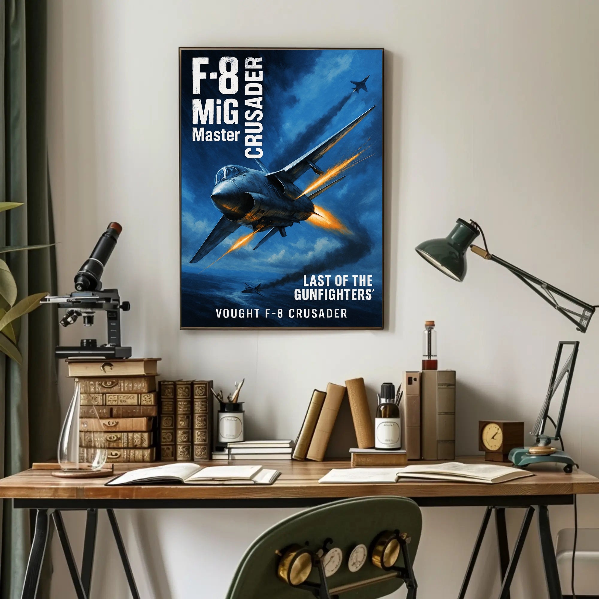 Vought F-8 Crusader Last of the Gunfighters Poster PosterGoat