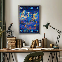 Mount Rushmore In South Dakota Poster