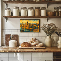 Budapests Architectural Splendor Poster