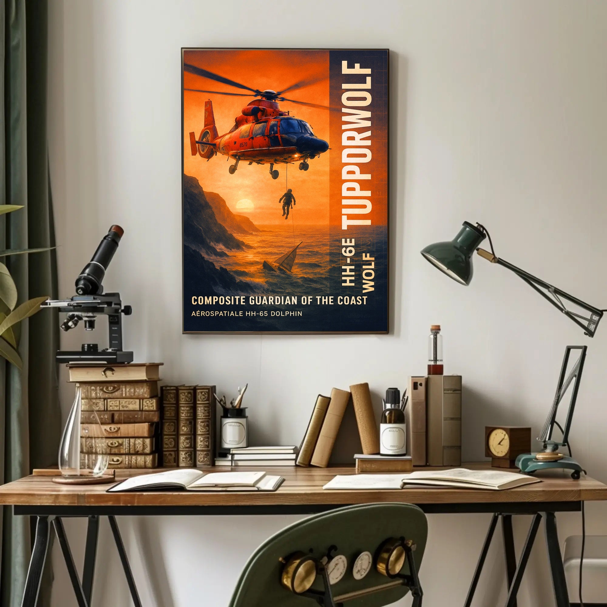 Tupporwolf Guardian of the Coast Poster PosterGoat