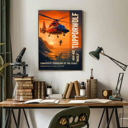 Tupporwolf Guardian of the Coast Poster PosterGoat