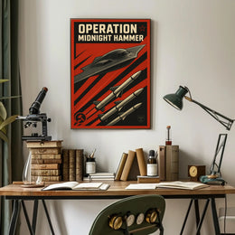 Cold War Stealth Bomber Soviet Propaganda Poster PosterGoat