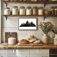 Golden Peaks Poster