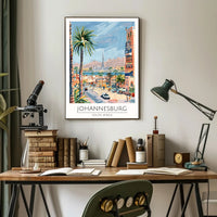 Vibrant Johannesburg Poster PosterGoat