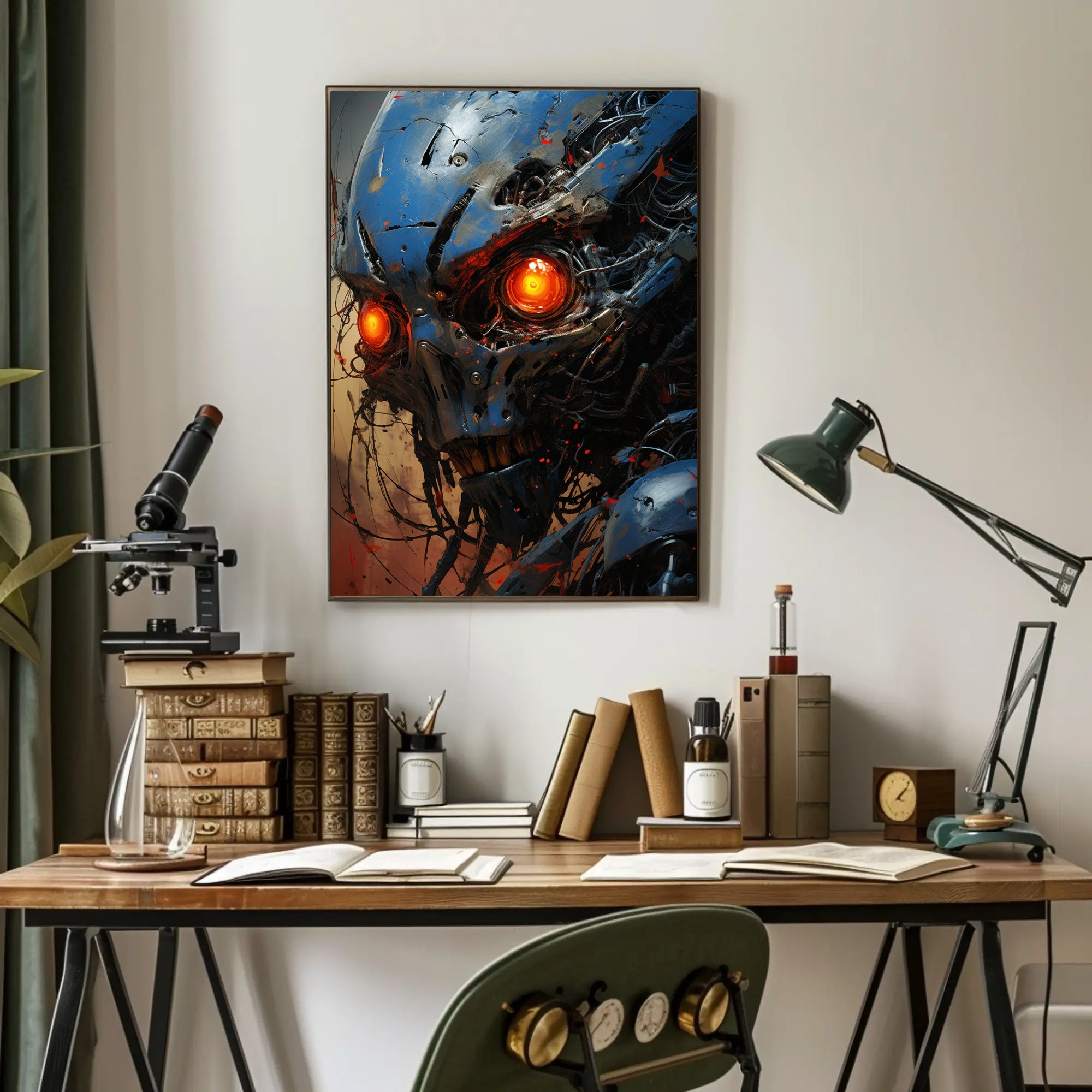 Cybernetic Visage Poster PosterGoat