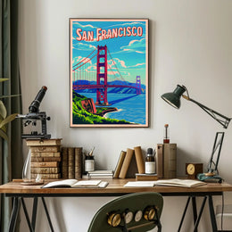 San Francisco Bridge Art Poster