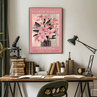 Flower Market Granada Poster