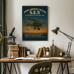 S.E.5 The Powerhouse of World War I Skies Poster