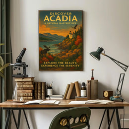 Discover Acadia A Natural Masterpiece Poster