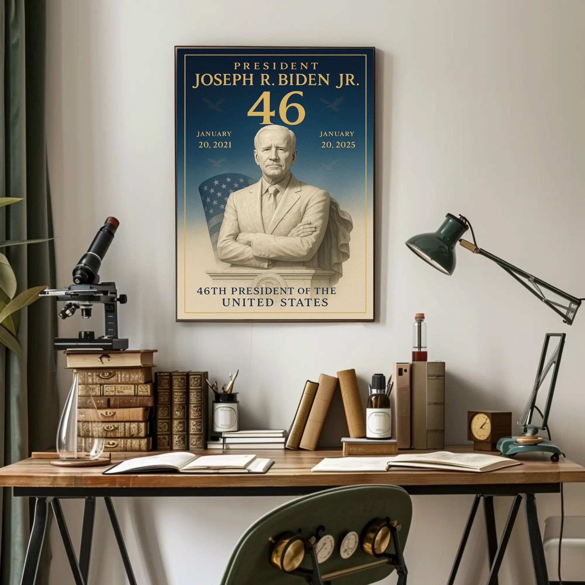 Joseph R. Biden Jr. 46th President Poster PosterGoat