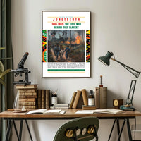 Civil War Freedom Journey Historical Poster