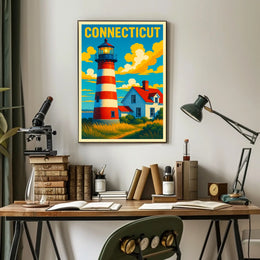 Connecticut Lighthouse Poster