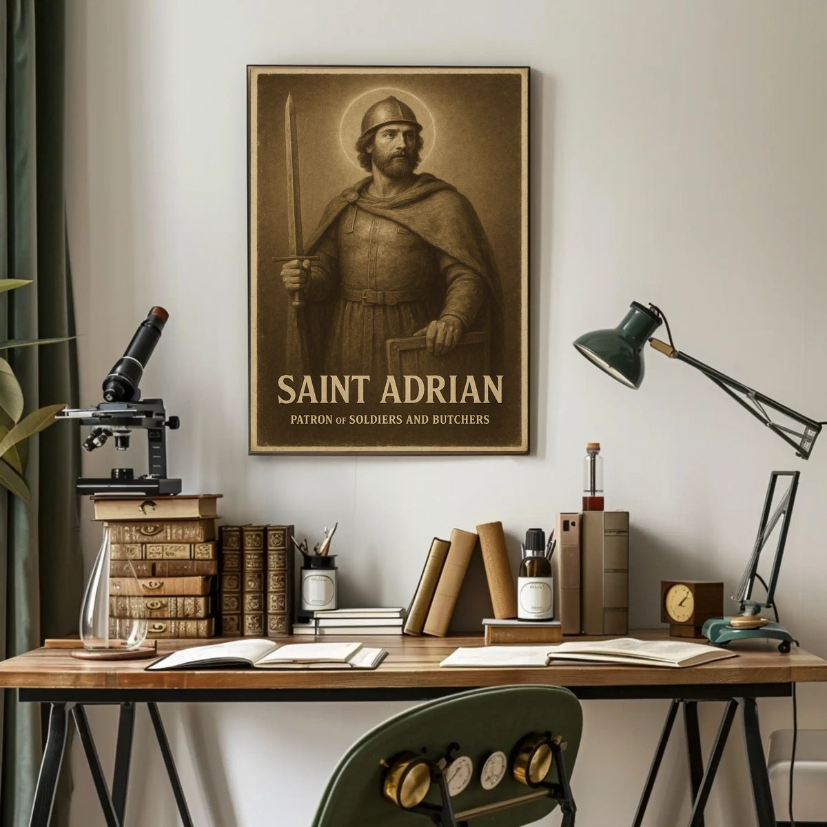 Saint Adrian Patron Of Soldiers And Poster