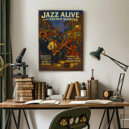 Jazz Performance in New Orleans Music or Concert Poster