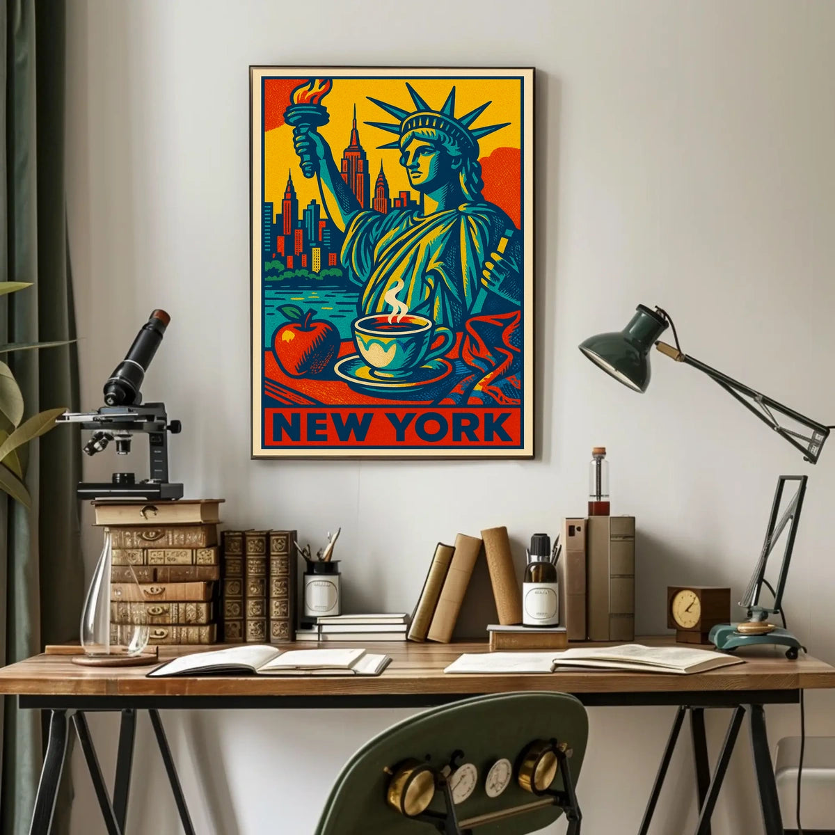 New York Iconic Imagery Poster