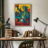 New York Iconic Imagery Poster