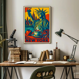 New York Iconic Imagery Poster