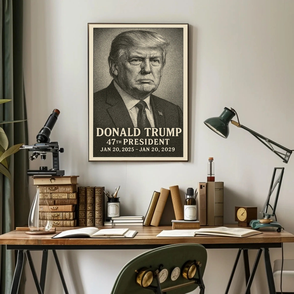 Donald Trump Pop Art 47th President Patriotic Poster