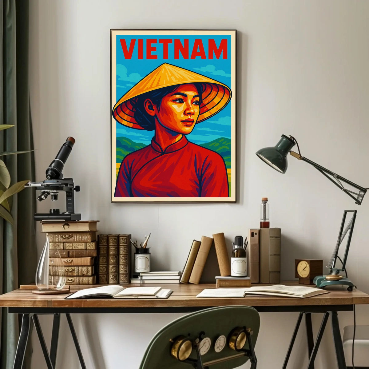 Vietnam Cultural Portrait Poster