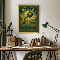 Pickleball Open Tournament 2024 Poster