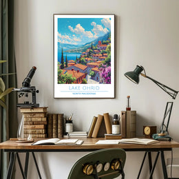 Lake Ohrid, North Macedonia Poster