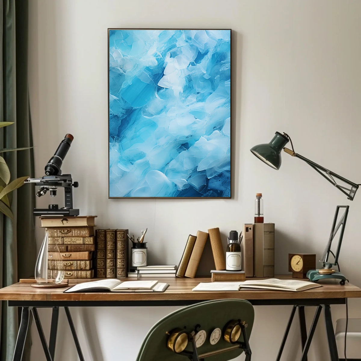 Abstract Ice Formations Abstract Poster