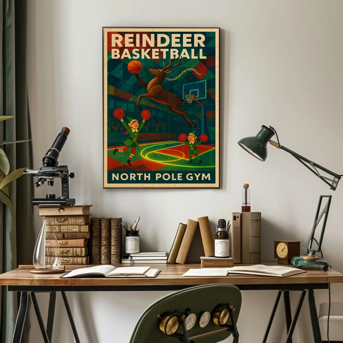 Reindeer Basketball Extravaganza Poster