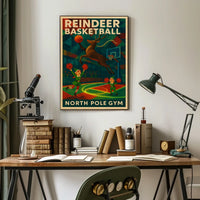 Reindeer Basketball Extravaganza Poster